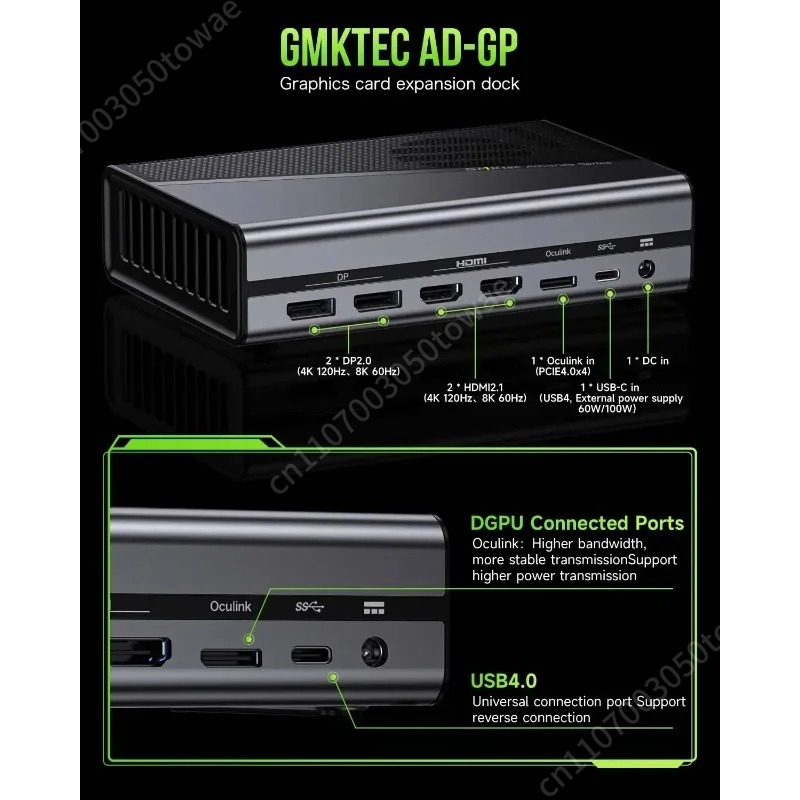OcuLink externe GPU-dockingsta - Oculink Egpu Dock Graphics Card recensie en prijs