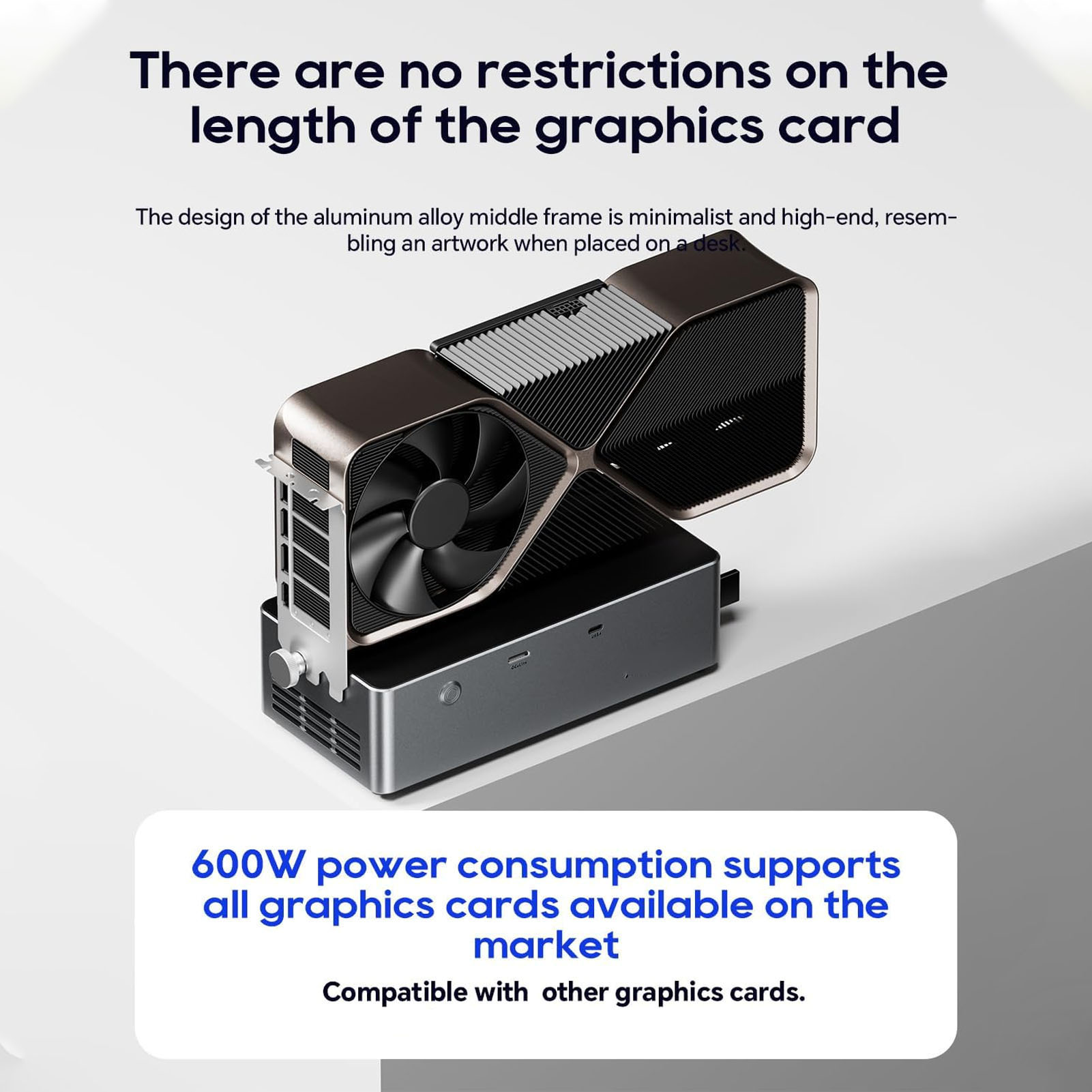 800W PSU PCIe 4.0 X4 Externe G - Oculink Egpu Dock Graphics Card recensie en prijs